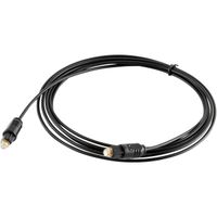 3-pack) 10 FT Digital Fiber Optic Audio Cable Cord Optical SPDIF TosLink