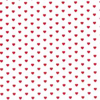 Tiny Red Hearts on White Tissue Paper XND-077