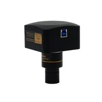 OPTO-EDU A59.2211-18M Digital Camera for Microscope with 0.01 mm Calibration Slide (Windows 8 & 10, Mac OS X, Linux Compatible), 18.0 MP, USB 3.0, Metal, Glass, Plastic