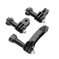 Fonciecle Curved Extension Arm + 90 Degree Rotary Connector Chain For GoPro Hero 2 3+ 4 5