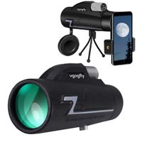 Monocular Telescopes High Power 16x50 Low Night Vision Spotting Scope Binoculars for Adults Bird Watching with Smartphone Photography Adapter Smartphone Hiking Outdoor