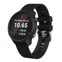Silicone Replacement Bands Compatible with Garmin Forerunner 245/245M/Vivoactive 3/Vivomove HR Smart Watch,Homsta Sport Watch Strap Buckle Bracelets Wristbands Accessories for Women Men