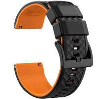 20mm Silicone Watch Bands Compatible with Samsung Gear S2 Classic Watch Quick Release Rubber Watch Bands for Men