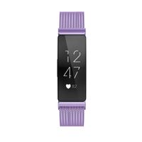 QusFy Metal Band Compatible with Fitbit Inspire & Inspire HR, Stainless Steel Magnetic Replacement Band Accessories Small Large for Women Men, Silver, Black, Lilac, Sangria, Champagne