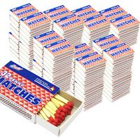 500 Boxes - Matches 32 Count Per Box Strike On Box Kitchen Camping Fire Wholesale Lot Bulk