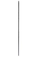 T03 - Iron Balusters - Double Twist - Hollow - 44 in X 1/2 in Square - Box of 15 (Satin Black)