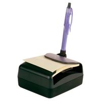 Officemate Desk Pop-Up Note Dispenser for 3 x 3 Inches Notes, Black/Charcoal (25902)