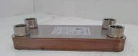 10 Plate Water to Water Brazed Plate Heat Exchanger 1" FPT Ports w/Brackets