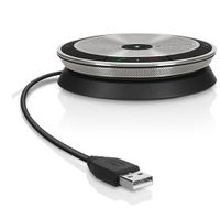 Sennheiser SP 10 ML (506048) - Sound-Enhanced, User-Friendly Mobile Speaker Phone | For Desk/Mobile Phone & Softphone/PC Connection | with Omni-Directional Microphone & Skype for Business Certified