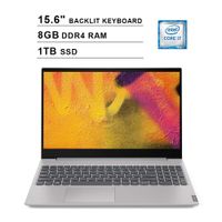 2019 Newest Lenovo Ideapad S340 15.6 Inch FHD Touchscreen Laptop (Intel 4-Core i7-8565U up to 4.60GHz, 8GB RAM, 1TB SSD, NVIDIA MX230, Backlit Keyboard, WiFi, Bluetooth, HDMI, Win10, Grey)