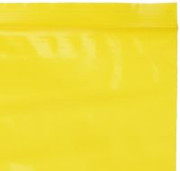 Bauxko 12" x 15" Reclosable Poly Bags, Yellow, 50-Pack (xPB3670Y-50)