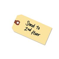 Avery 12305 Unstrung Shipping Tags, 13-pt. Stock, 4 3/4 x 2 3/8, Manila (Box of 1000)