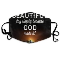 Today is A Beautiful Day Dust Mask,Washable and Reusable Cleaning Gardening Outdoor Activities Warm Windproof Mask