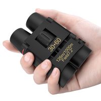 Asgens 30x60 Mini Binoculars, FMC Multi Blue Coated for Adults and Kids, Compact Portable Folding Binocular with Low Light Night Vision for Bird Watching,Outdoor Hunting,Hiking Travel,Concert,etc