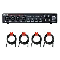 Steinberg UR44C 6IN/4OUT USB3.0 Type C Audio Interface with 4x XLR-XLR Cable Bundle
