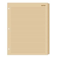 Rite in the Rain Weatherproof Generic Planner Tab Set, 8 1/2" x 11", Tan Sheets (No. 9271-MX)
