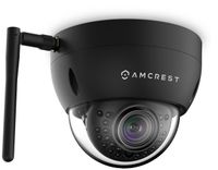 Amcrest ProHD Fixed Outdoor 1.3 Megapixel Wi-Fi Vandal Dome IP Security Camera - IP67 Weatherproof, IK10 Vandal-Proof, 1.3MP (1280x960 TVL), IPM-751B (Black) (Renewed)