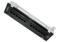 Leviton 5G596-U89 GigaMax 5E Universal 12-Port Patch Block, Cat 5E 10.0-inchH X 2.3-inchW