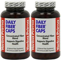 Yerba Prima Daily Fiber, 625 Mg, 180 Capsules X 2