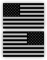 Pair ~ Black Ops AMERICAN FLAG Stickers | Stealth Vinyl Decals for Jeep Trucks SUV Car Wrangler Laptop Notebook Gaming PC | USA Patriotic Old Glory