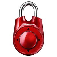 Master Lock 1500iD Locker Lock Set Your Own Directional Combination Padlock, 1 Pack, Assorted Colors