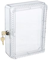 Honeywell CG512A1009 Large Thermostat Guard with Inner Shelf to Prevent Tampering, White