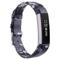Henoda Replacemnt Leather Bands Compatible with Fitbit Alta/Fitbit Alta HR, Classic Genuine Leather Wristband, Small Large, No Tracker