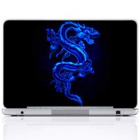 Meffort Inc 17 17.3 Inch Laptop Notebook Skin Sticker Cover Art Decal (Included 2 Wrist pad) - Chinese Dragon