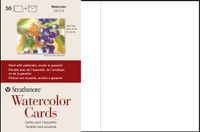 Strathmore 105-210-1 Watercolor Cards, Cold Press, 5" x 6.875", 50 Envelopes, Cards & Envelopes