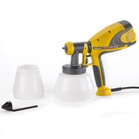 Wagner Spraytech 0518050 Control Spray Double Duty HVLP Paint or Stain Sprayer, Complete Adjustability for Decks, Cabinets, Furniture and Woodworking, Applies thin materials such as stains, sealers, urethanes, varnishes and lacquers.
