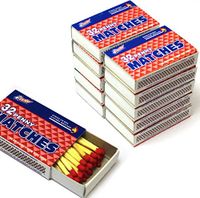Quality Home Wooden Kitchen Matches, Strike On Box, 32 Matches Per Box (10 Count)
