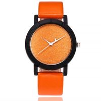 Gotd Sport Digital Wrist Watch for Women Men Casual Glass Quartz Stainless Steel Leather Band Strap Analog Wholesale Luxury Fashion (Orange)
