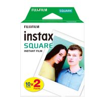 Labyrinen FujiFilm Instax Square Instant Film 2 Twin Pack White Edge Photo Paper for Instax SQ10 SQ6 Instant Camera Share SP-3 Printer - 20 Sheets