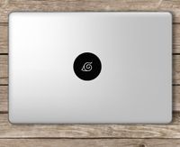 Hidden Village of The Leaf Naruto - Apple MacBook Laptop Vinyl Sticker Decal, Die Cut Vinyl Decal for Windows, Cars, Trucks, Tool Boxes, laptops, MacBook - virtually Any Hard, Smooth Surface