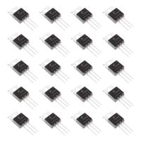 Bridgold 20pcs TIP31C TIP31 NPN Silicon Power Transistor,3 A 100 V TO220,3-Pin