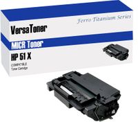 VersaToner - 51X Q7551X MICR Toner Cartridge for Check Printing - Compatible with LaserJet P3005, M3027, M3035