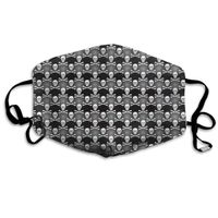 Cartoon Skull Dust Mask,Washable and Reusable Cleaning Gardening Outdoor Activities Warm Windproof Mask