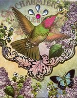 Divinity Hummingbird Gem Gold Foil Pocket Notepad, Always Believe 24935