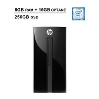 HP Pavilion 2019 460 Premium Desktop (Intel Dual-Core i7-7700T 2.9 GHz up to 3.8 GHz, 8GB RAM+16GB Optane RAM, 256GB SSD, DVD, WiFi, Bluetooth, HDMI, Keyboard, Mouse, Win10 Home)