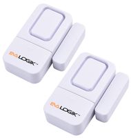 Door Window Alarm Home Security Wireless Magnetic Sensor Burglar Anti-Theft, 120DB Alarm, Ideal for Home, Garage Door, Apartment, RV and Travel (2 Pack)