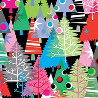 Neon Trees Gift Wrap Roll 24" X 16'