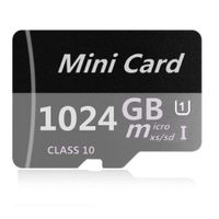 SADBOX 1024GB Micro Card SDXC Class 10 Memory Card with Adapter High Speed Memory Card TF Card，Designed for Android Smartphones, Tablets and Other Micro SD Card Compatible Devices (Gray)