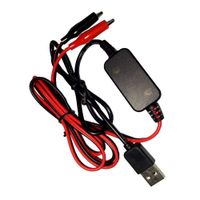 zhiounny 2X AA AAA Battery Eliminator USB 5V to 3V Step-Down Cable Voltage Converter Line for Clocks Remote Control Toys Calculator CD Player and More