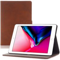 iPad Mini 5th Generation 2019 Folio Case, elecfan Luxury Book Style Flip Case Stand Screen Protective PU Leather Magnetic Smart Cover with Auto Sleep/Wake for iPad Mini 5 7.9 inch, Dark Brown