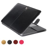 Case for MacBook Pro 15,Vintage Classic Design, Slim & Thin,Precise Cut-Out,elecfan Protective Business Case Cover Shell - Black