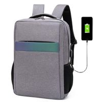 Laptop Backpack for Men Women Lightweight Computer Backpack with USB Charging Port 15.6 Inch Business Slim Commute Travel Bag Dark Grey