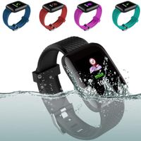 Monakers Waterproof Bluetooth4.0 Sports Smart Wristband Bracelet Watch Fitness Tracker Compatible with Android&All Smart Phone-Support Blood Pressure, Passometer, Sleep Tracker, Heart Rate Tracker