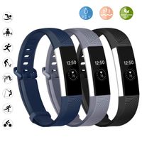 Wekin Replacement Bands Compatible for Fitbit Alta and Alta HR, Breathable Woman Men Adjustable Strap Wristbands Bracelets with Secure Buckle for Smartwatch Tracker Small Large