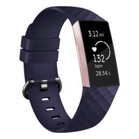 Keasy Replacement Bands Compatible with Fitbit Charge 3, Soft Adjustable Wristbands for Women Men(Large(6.7"-8.2"))