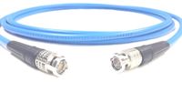 35 Foot Belden 1694A 3G/6G HD-SDI RG6 Cable (75 Ohm) with Canare BCP-B53 BNC connectors by Custom Cable Connection - Blue # 104501-35